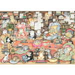 WEBHIDDENBRAND RAVENSBURGER Puzzle Crazy Cats: Bingley's Book Club 1000 kosov