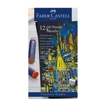 Faber-Castell Kovinski oljni pasteli 12 barv