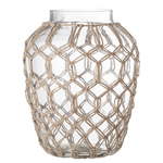 Steklena vaza z naravnimi detajli Bloomingville Earthiness