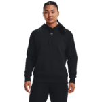 UA Women's Rival Fleece Hoodie, Black/White - L