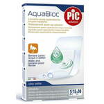 PIC Aquabloc antibakterijski pooperativni obliž, 15 x 10 cm, 5 kosov