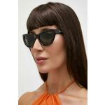 Sončna očala Saint Laurent ženska, rjava barva, SL 676 - rjava. Sončna očala iz kolekcije Saint Laurent. Model z enobarvnimi stekli in okvirjem iz plastike.