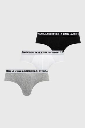 Moške spodnjice Karl Lagerfeld moške - pisana. Spodnje hlače iz kolekcije Karl Lagerfeld. Model izdelan iz pletenine gladke. V kompletu so trije pari.