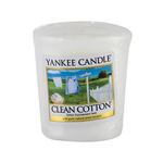 Yankee Candle Clean Cotton dišeča svečka 49 g unisex