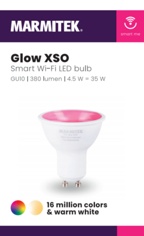 Pametna žarnica MARMITEK SMARTME GLOW XSO WI-FI LED BULB GU10 COLOR