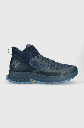 Čevlji New Balance Fresh Foam X Hierro Mid moški - modra. Čevlji iz kolekcije New Balance. Model z rebrastim podplatom Vibram®
