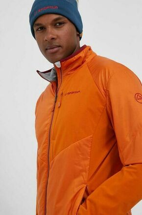 Športna jakna LA Sportiva Ascent Primaloft oranžna barva - oranžna. Športna jakna iz kolekcije LA Sportiva. Delno podložen model