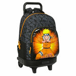 šolski nahrbtnik s kolesi naruto 33 x 45 x 22 cm črna oranžna