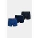 Boksarice G-Star Raw 3-pack moške, D23773-D516 - modra. Boksarice iz kolekcije G-Star Raw. Model izdelan iz elastične pletenine. V kompletu so trije pari.