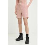 Pohodne kratke hlače Jack Wolfskin Hiking Alpine roza barva - roza. Pohodne kratke hlače iz kolekcije Jack Wolfskin. Model izdelan iz hitrosušečega materiala.