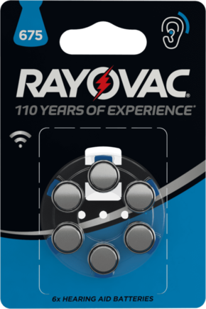 Varta Rayovac 675 (6 pack) baterije za slušni aparat 4600745416
