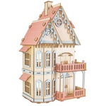 Woodcraft Lesena 3D sestavljanka Gotska vila