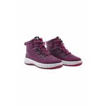 Otroški zimski škornji Reima vijolična barva - vijolična. Zimski čevlji iz kolekcije Reima. Podloženi model, izdelan iz kombinacije tekstilnega materiala in semiš usnja.