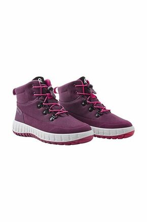 Otroški zimski škornji Reima vijolična barva - vijolična. Zimski čevlji iz kolekcije Reima. Podloženi model