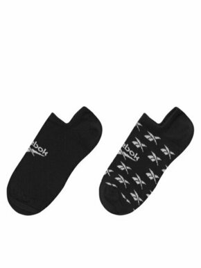 Set 3 parov unisex nizkih nogavic Reebok CL FO Invisible Sock GG6679 Črna