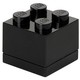 LEGO mini box 4 - črna 46 x 46 x 43 mm