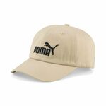 Bombažna bejzbolska kapa Puma bež barva - bež. Kapa s šiltom vrste baseball iz kolekcije Puma. Model izdelan iz tkanine z nalepko.