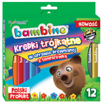 slomart bambino trikotne barvice v lesenem okvirju 12 barv + radirka