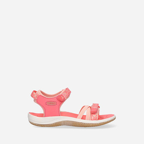 Otroški sandali Keen - roza. Otroški sandali iz kolekcije Keen. Model izdelan iz kombinacije ekološkega usnja in tekstilnega materiala.