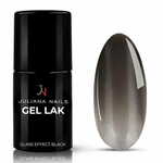 Juliana Nails Gel Lak Glass Effect Black črna No.723 6ml