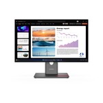 Lenovo P24Q-40 monitor, IPS, 23.8"/24", 16:9, 2560x1440, 120Hz, pivot, USB-C, HDMI, Display port, USB, Touchscreen