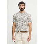 Armani Exchange kratka majica moška bombažna bež XM002778.AF10356