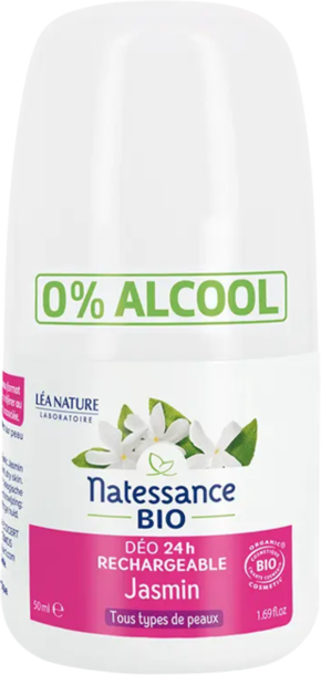 "Natessance Roll-on deodorant jasmin - 50 ml"