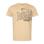 LONSDALE Majica 'Langsett' pesek / črna 27921917