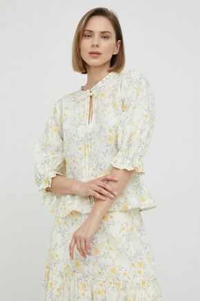 Lanena bluza Polo Ralph Lauren ženska