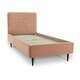 Rožnata otroška postelja s prostorom za shranjevanje 90x200 cm Star – Scandic