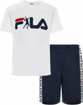 Fila FPS1131 Man Jersey Pyjamas White/Blue M Aktivno spodnje perilo