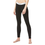 Calvin Klein črne legice Legging Pant z belo elastiko