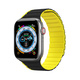 slomart magnetni trak apple watch se, 8, 7, 6, 5, 4, 3, 2, 1 (41, 40, 38 mm) dux ducis strap (ld različica) - črna/rumena