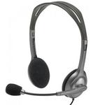 Logitech H111 slušalke, 3.5 mm, sive, mikrofon