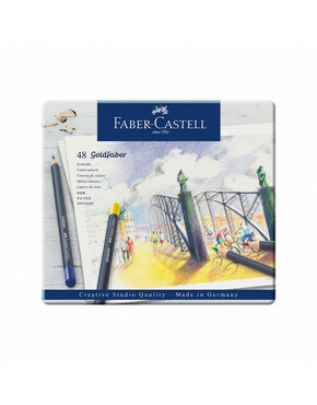 Faber-Castell Barvice Goldfaber 114748 pločevinasta škatla