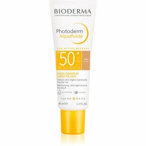BIODERMA Photoderm Aquafluid Tinted vodoodporna zaščita pred soncem za obraz za normalno kožo 40 ml odtenek Golden unisex