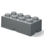 LEGO škatla za shranjevanje 8 - temno siva 250 x 500 x 180 mm