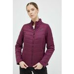 Športna jakna 4F vijolična barva - vijolična. Športna jakna iz kolekcije 4F. Delno podložen model, izdelan iz materiala s termoizolacijskimi lastnostmi.