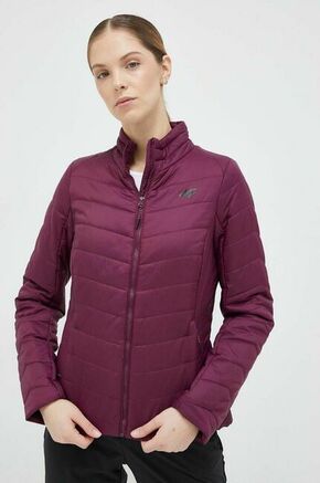 Športna jakna 4F vijolična barva - vijolična. Športna jakna iz kolekcije 4F. Delno podložen model