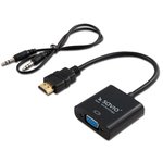 Savio CL-23/B HDMI (M) – VGA adapter