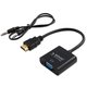 Savio CL-23/B HDMI (M) – VGA adapter