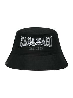 Bombažni klobuk Karl Kani črna barva - črna. Klobuk iz kolekcije Karl Kani. Model z ozkim robom