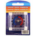 Zaparkorun.cz Okenski magnetni termometer, kvadratni, 8 x 8 cm