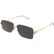 Bottega Veneta BV1126S 002 ONE SIZE (58) Zlata/Siva