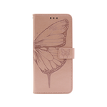 Chameleon Samsung Galaxy A22 5G - Preklopna torbica (WLGO-Butterfly) - roza-zlata