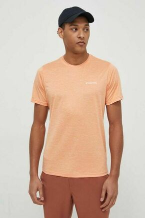 Športna kratka majica Columbia Columbia Hike oranžna barva
