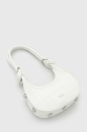 Torbica Silvian Heach bela barva - bela. Majhna torbica iz kolekcije Silvian Heach. Model na zapenjanje