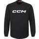 CCM Locker Room Fleece Crew SR Black M SR Hokejski pulover