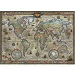 Heye Puzzle Map Art: Retro World 1000 kosov