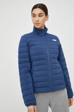 Puhasta športna jakna The North Face Belleview - modra. Puhasta športna jakna iz kolekcije The North Face. Delno podložen model